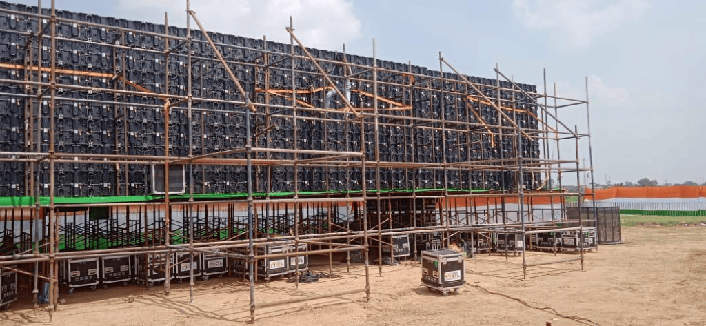 LED Panel Support Scaffolding in Hyderabad, Telangana. LED Panel Support Scaffolding in Hyderabad, Telangana.