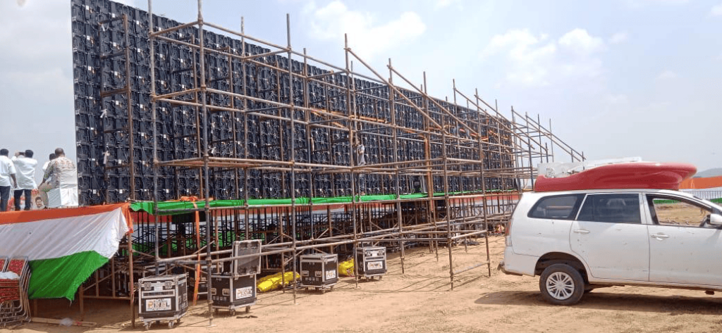 LED Panel Support Scaffolding in Hyderabad, Telangana. LED Panel Support Scaffolding in Hyderabad, Telangana.