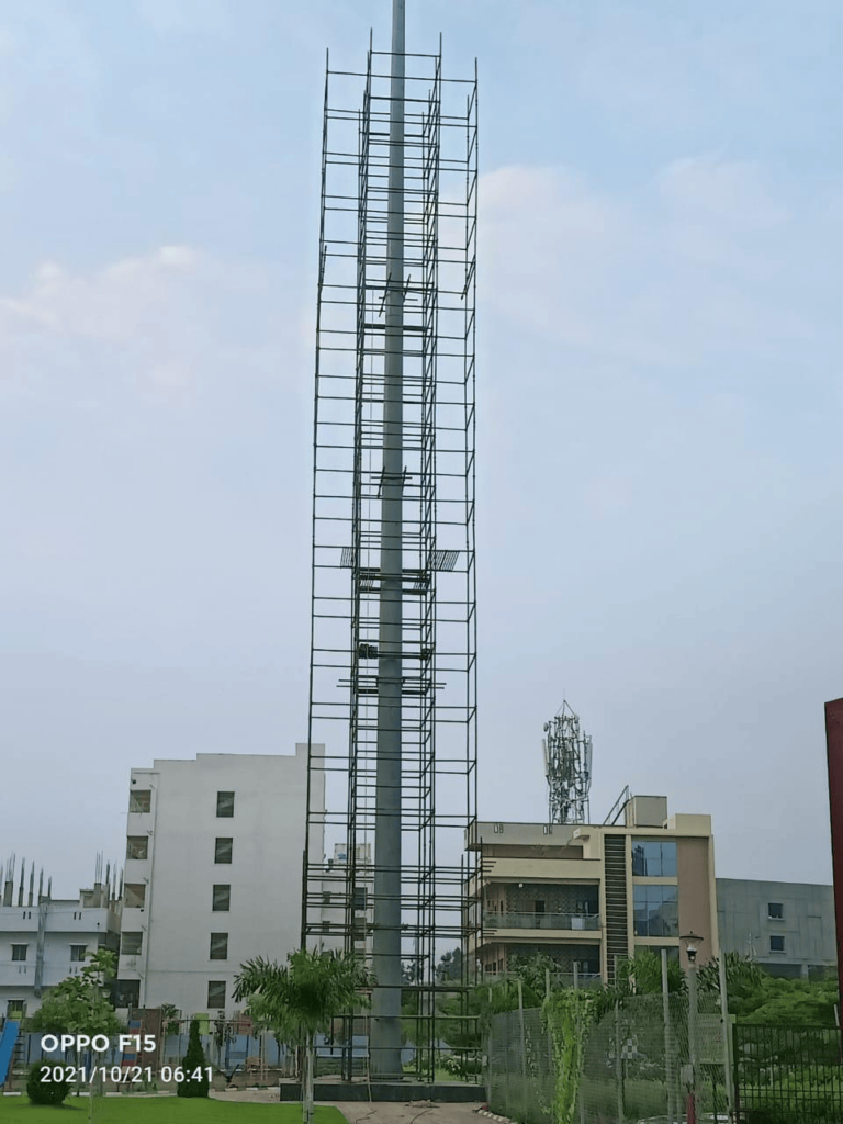 Poll Scaffolding in Hyderabad, Telangana. Poll Scaffolding in Hyderabad, Telangana.